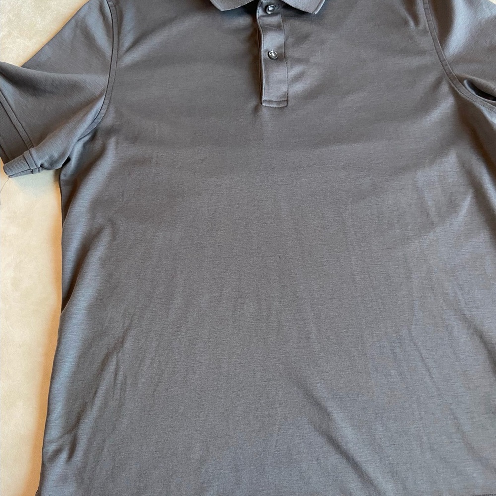 Men's Gray Untuckit Polo shirt